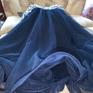 Navy Blue Homecoming Dress